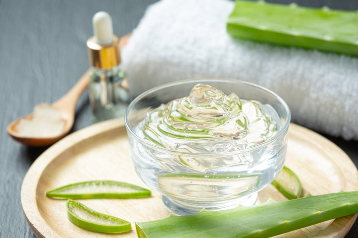 Aloe vera gel for skin